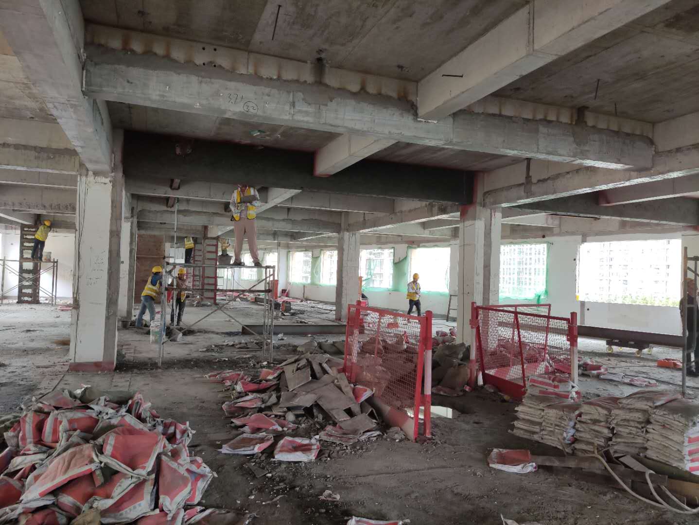 GA黄金甲聚合物修补砂浆极适于小区地面施工