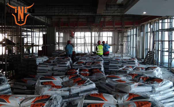 GA黄金甲高强无缩短灌浆料施工起粉是什么缘故原由